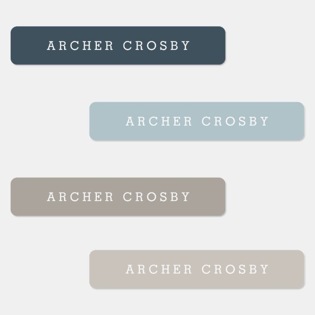 Modern Colourful Waterproof Name (Group)