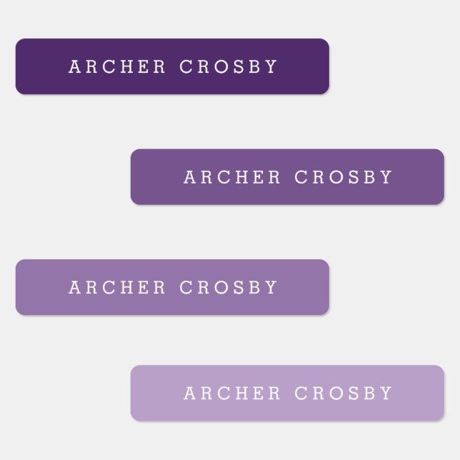 Modern Colourful Waterproof Name (Group)