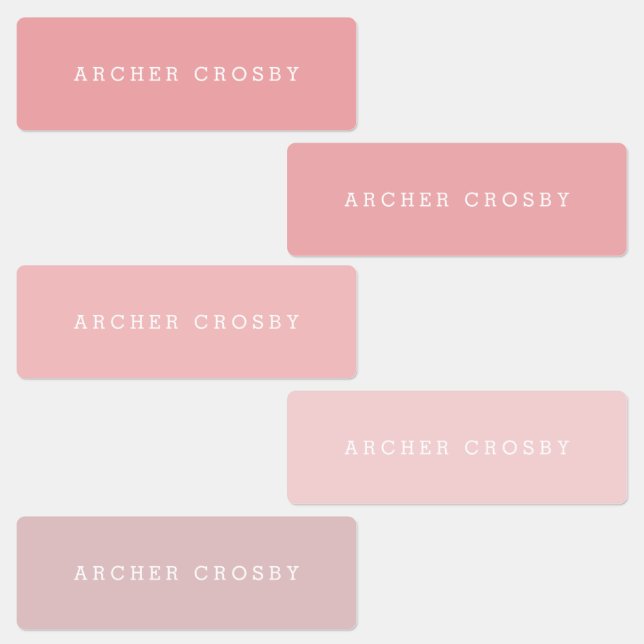 Modern Colourful Waterproof Name (Group)