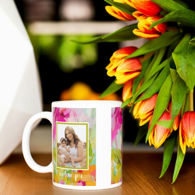 Modern Colourful We Love You Mothers Day Mug (Creator Uploaded)