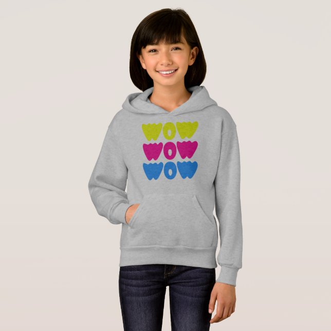 Modern colourful WOW MOM Saying Simple day (Front Full)