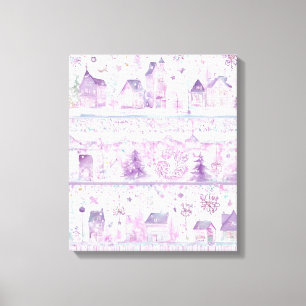 Modern Colourful Wrapped Art Canvas Print