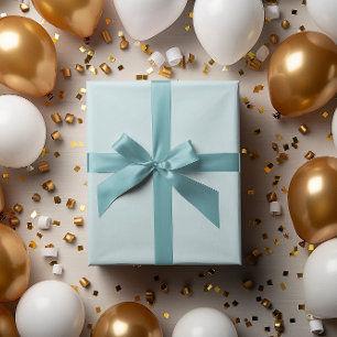 Modern Colours - Aqua Pastel Wrapping Paper Roll