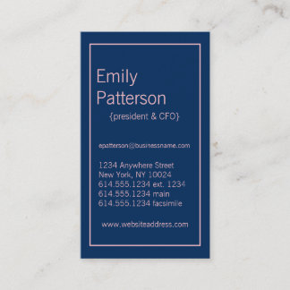 Modern Colours :: Blue & Pink Business Card