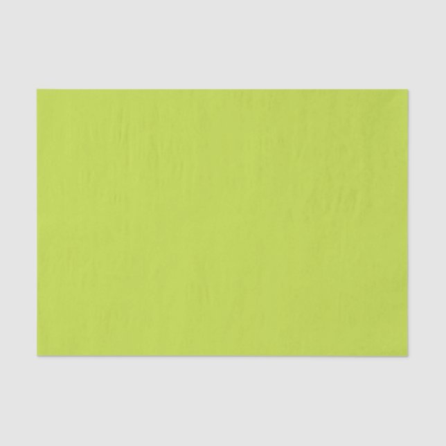 Modern Colours Bright Yellow Green Tissue Paper (Front)