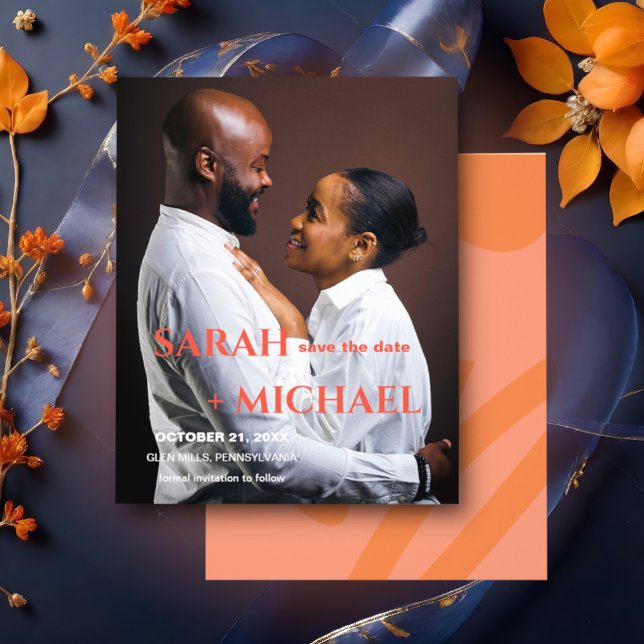 Modern Colours Collage Budget Save The Date Flyer (Creator Uploaded)