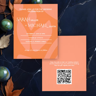 Modern Colours Collage Budget Wedding Invitation  Flyer