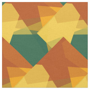 Modern Colours Mosaic Geometric Pattern #10 Fabric