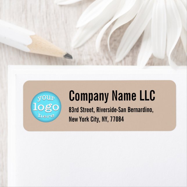Modern Company Business Logo Coffee Return Address (Insitu)