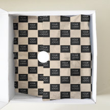 Modern Company Business Logo Promo Packaging Beige