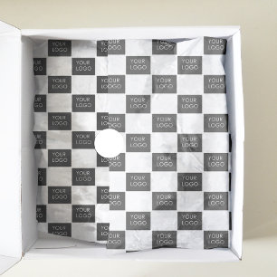Modern Company Business Logo Promo Packaging  Tissue Paper