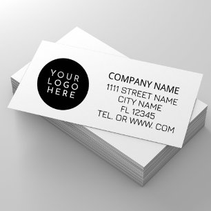 Modern Company Business Logo Return Address Self-inking Stamp