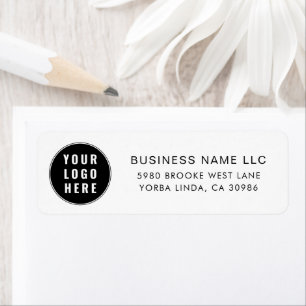 Modern Company Logo Business Return Address
