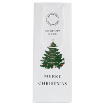 Modern Company Logo Merry Christmas Tree