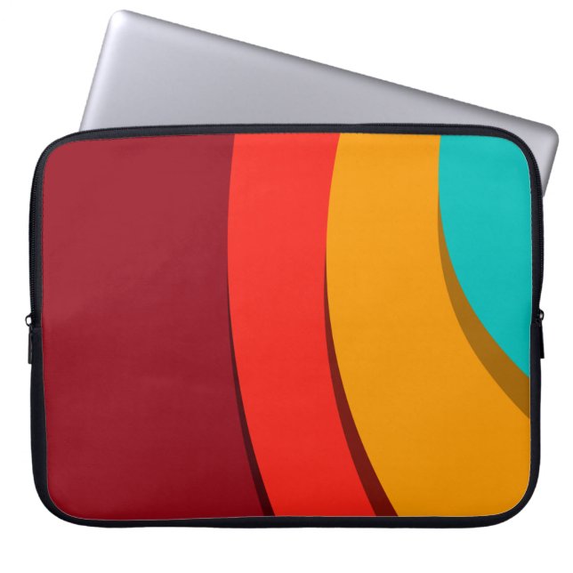 Modern concept template art laptop sleeve (Front)