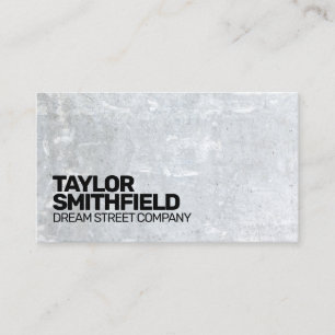 Modern Concrete Business Card