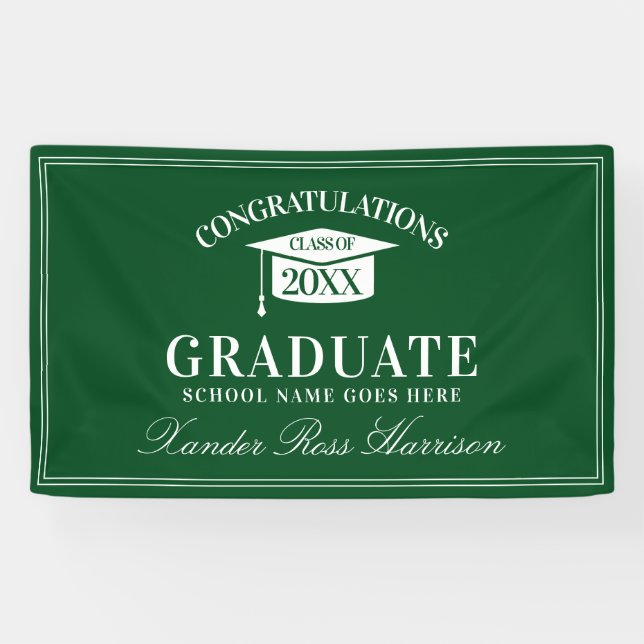 Modern Congratulations Graduate Banner (Horizontal)