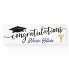 Modern Congratulations Graduation Medical Nurse