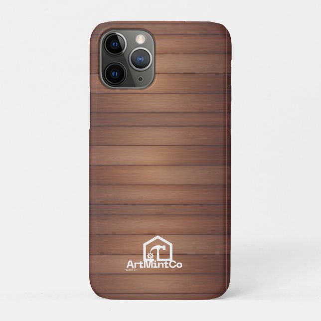 Modern Construction Handyman Carpenter Tools Wood  Case-Mate iPhone Case (Back)