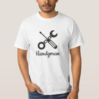 Modern Construction Handyman Tools T-Shirt