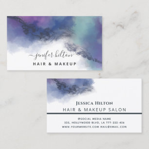 Modern Contemporary abstract signature Business Card