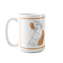 Modern Contemporary Abstract Woman Mug
