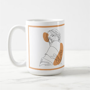 Modern Contemporary Abstract Woman Mug