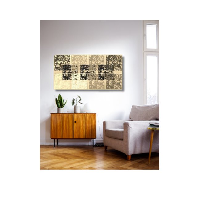 Modern Contemporary Art Stretched Canvas Print (Creator Uploaded)
