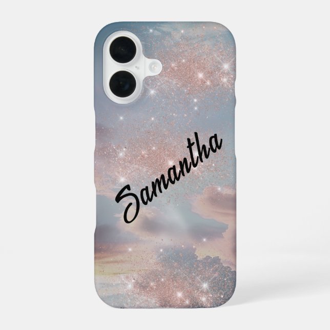 Modern Contemporary Artistic Celestial Case-Mate i iPhone 16 Case (Back)