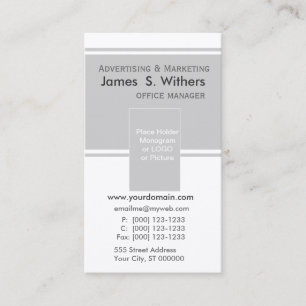 Modern Contemporary Business Design Card
