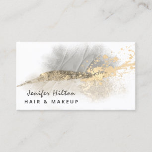 Modern Contemporary elegant abstract gold Business Business Card