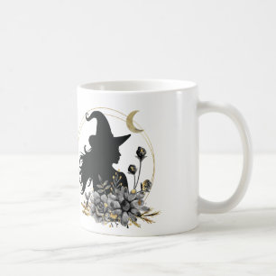 Modern contemporary Halloween witch Coffee Mug