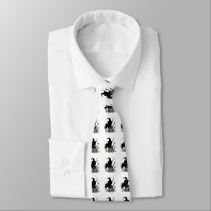 Modern contemporary Halloween witch Tie