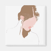Modern Contour Portrait