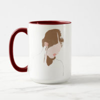 Modern Contour Portrait