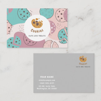 Modern Cookie Business for Bakery or Pastry Shop Card