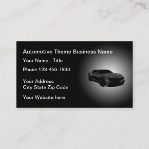 Modern Cool Automotive Business Cards