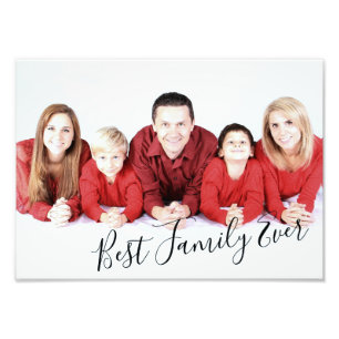 Modern Cool Best Family Ever Photo Print
