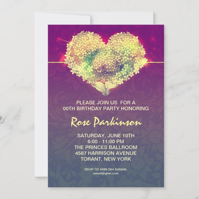 modern cool birthday invitation (Front)