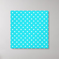 Modern, cool digital art, teal polka dots.