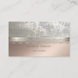 Modern Cool Elegant Professional,Lace Business Card