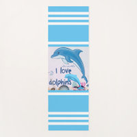 Modern & Cool I Love Dolphins Quotes Name