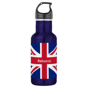 modern cool keep calm union jack flag 532 ml water bottle