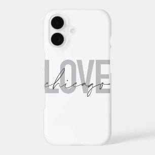 Modern,cool, simple, minimal, design Love Chicago