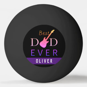 Modern Cool Stylish Best Dad Ever Fathers Day Ping Pong Ball