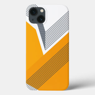Modern, cool, trendy, urban, simple geometric art iPhone 13 case