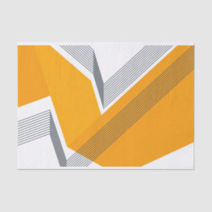 Modern, cool, trendy, urban, simple geometric art tissue paper