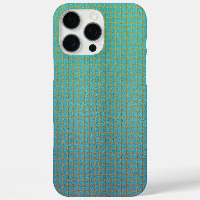 Modern Cool Unique Square Pattern Case-Mate iPhone Case (Back)