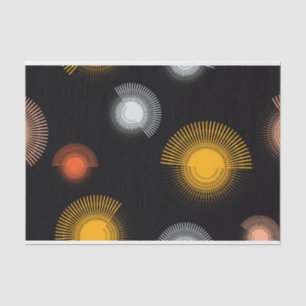 Modern, Cool, unique, trendy, urban brush strokes Tissue Paper