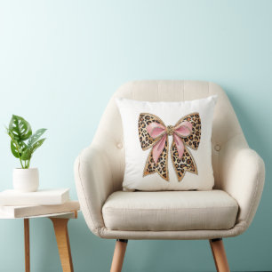 Modern coquettish bow T-Shirt Cushion